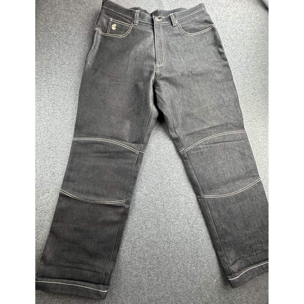 Vintage‎ Rocawear Jeans Mens 38x34 Baggy Carpenter Deep Black Hip Hop Skater Y2k